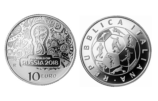 В Риме были отчеканены монеты, посвященные ЧМ 2018