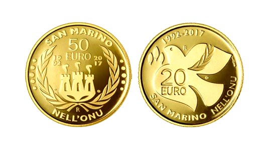 Золотые монеты Сан-Марино