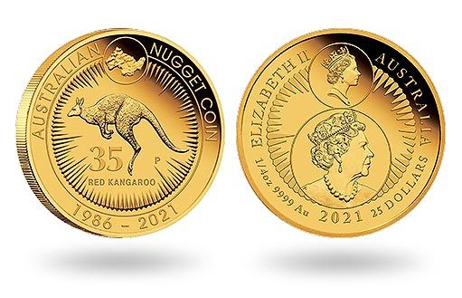 Австралийские золотые монеты с Красным Кенгуру