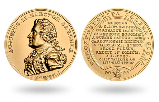 Золотые монеты Польши в честь короля