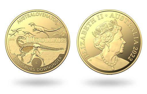 Австралийские коллекционные монеты из золота Австраловенатор