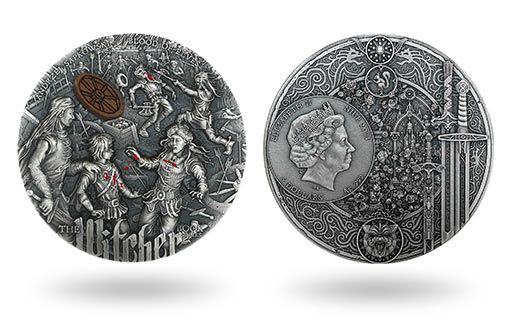 Серебряные монеты Ниуэ в честь Ведьмака