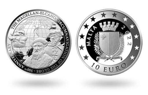Мальта посвятила серебряные монеты первому кругосветному плаванию