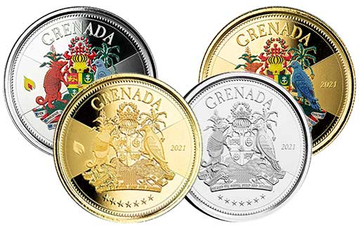 монетный двор Scottsdale выпустил монеты для стран Восточно-Карибского бассейна