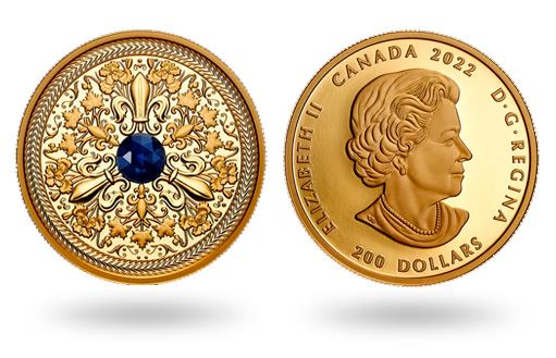 Канадские золотые монеты в честь франкоканадцев