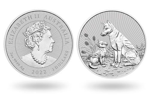 Австралия посвятила серебряные монеты собаке