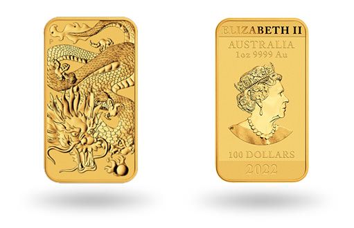 Золотая монета Австралии посвящена дракону