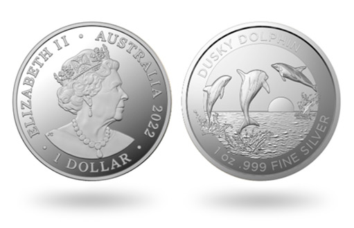 Австралия посвятила серебряные монеты темному дельфину
