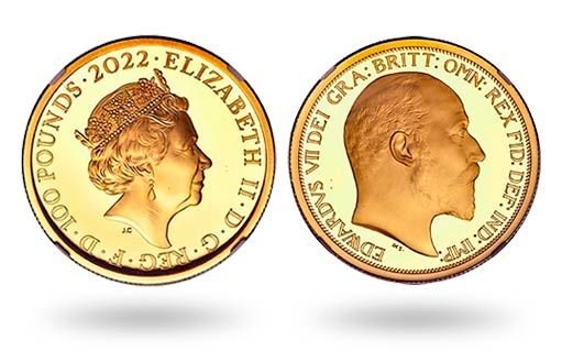 Великобритания выпустила золотые монеты с британским монархом