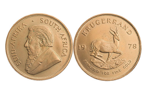 золотой Южноафриканский Крюгерранд 1978 года