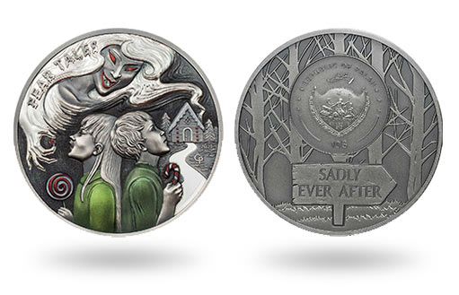 по заказу Палау отчеканили серебряные монеты об истории Гензеля и Гретель