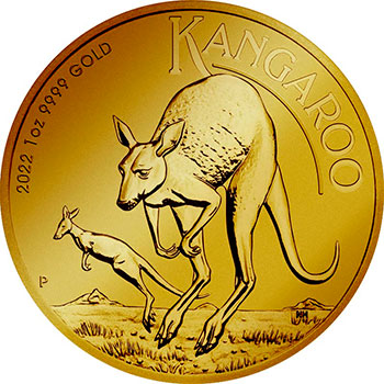 Золотая монета Кенгуру
