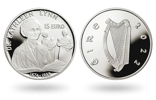 Серебряные монеты Ирландии в честь Кэтлин Линн
