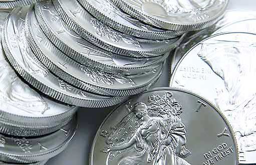 премии на серебряные монеты Американский Орел подскочили