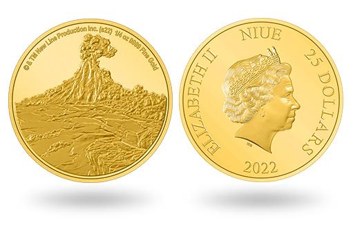 Ниуэ посвятили золотые монеты вулкану из Властелина колец