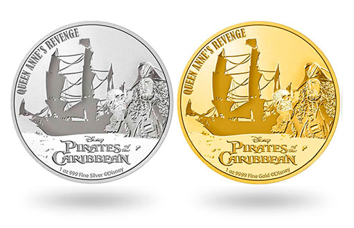 Монетный двора Новой Зеландии посвятил инвестиционные монеты Пиратам Карибского моря
