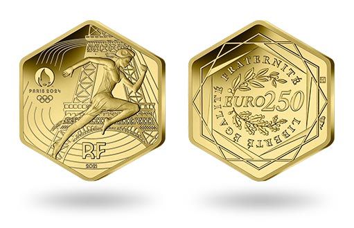 Франция выпустила золотые монеты к Олимпиаде в Париже 2024