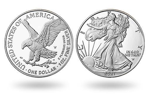 США представили серебряную монету Американский Орел