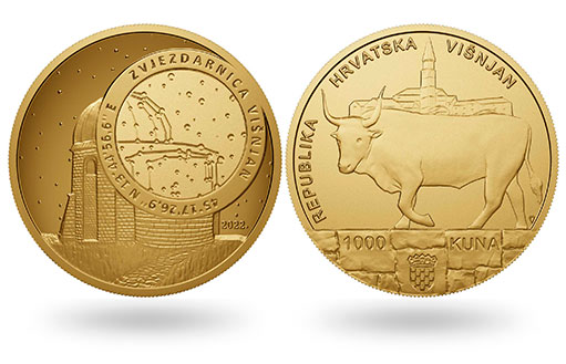 Золотые монеты Хорватии в честь Хорватской куны