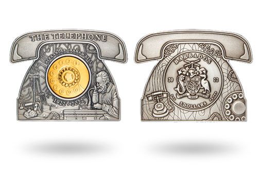 Барбадос посвятил серебряную монету Александру Беллу