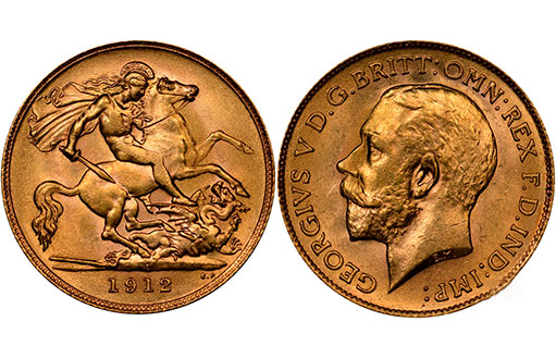 Золотой Соверен, флагманская золотая монета Соединенного Королевства