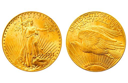 о золотых монетах до 1933 года