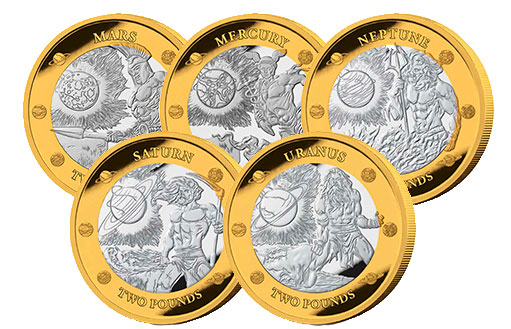 серебряные монеты в честь ледников от Британской антарктической территории