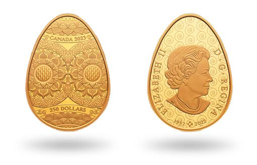 Канада представила золотые монеты в есть символа Пасхи