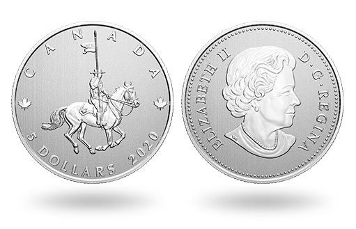 Королевской конной полиции посвящена серебряная монета Канады