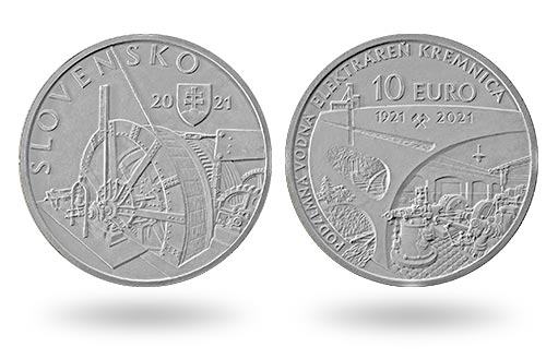 Словакия выпустила серебряную монету к юбилею гидроэлектростанции в Кремнице