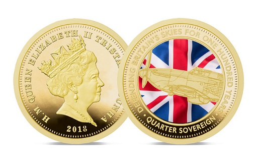 монеты к юбилею ВВС Британии