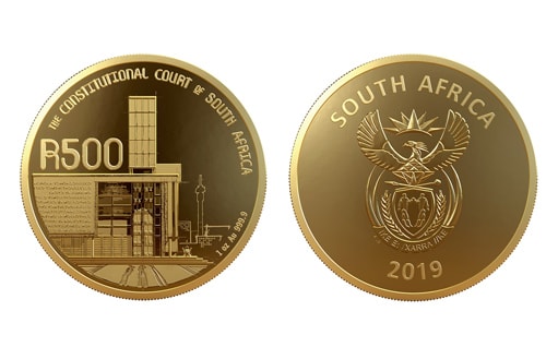 золотые монеты ЮАР к 25 летию демократии