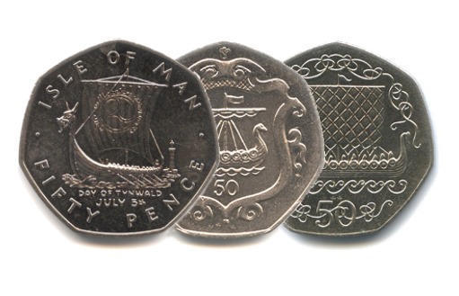 монеты острова Мен