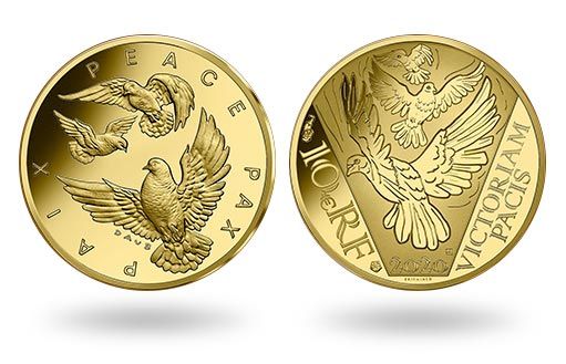 75-летию мира в Европе посвящены золотые монеты Франции