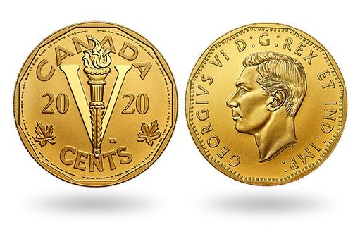 75-летию Победы посвящены золотые монеты Канады