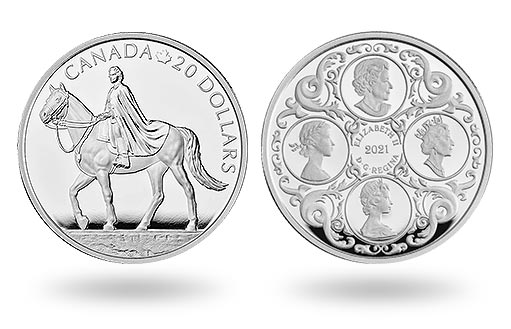 Канада выпустила серебряную монету в честь юбилея Королевы Елизаветы II