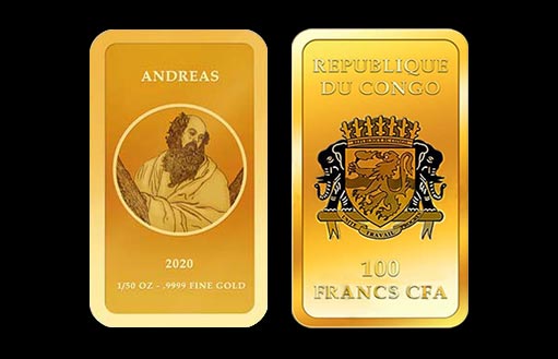 Республика Конго эмитирует монету «Апостол Андрей»