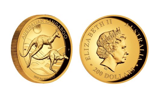 Кенгуру на коллекционных монетах Австралии