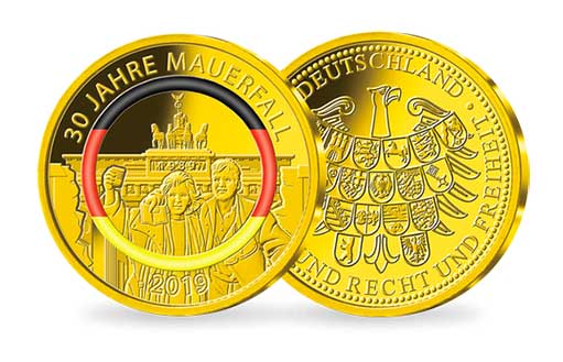 Германия собирается отчеканить золотую монету, посвященную тридцатилетию падения Берлинской стены