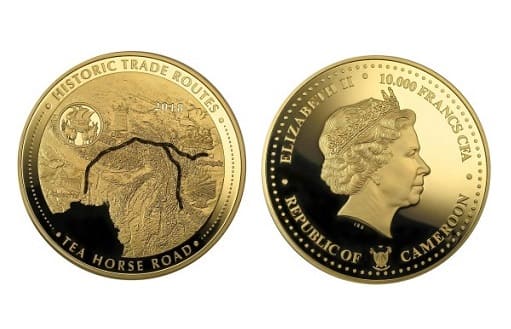 Золотые монеты Торговые пути от Камерун