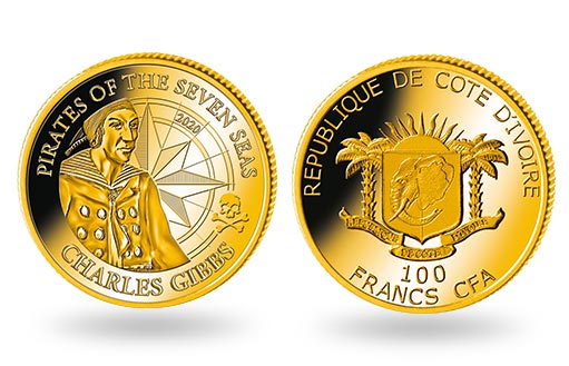 знаменитому пирату Гиббсу посвящены золотые монеты Кот-д’Ивуар