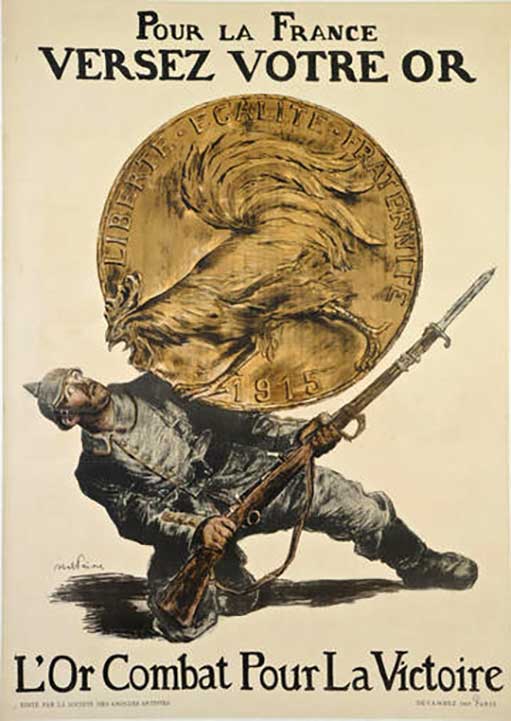 выставка монет военного времени в Париже