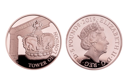 Британские монеты из золота с сокровищами монархии