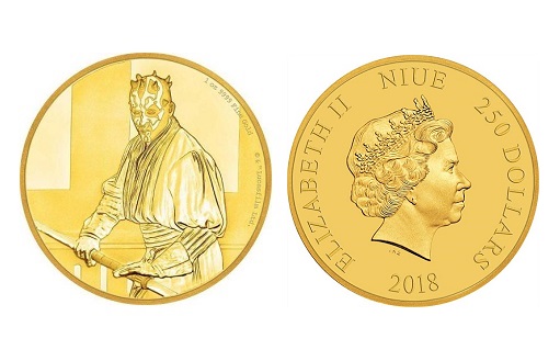 Дарт Мол на монетах Ниуэ