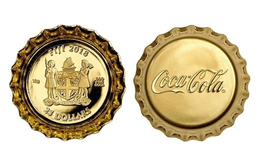 Золотые монеты Кока-кола