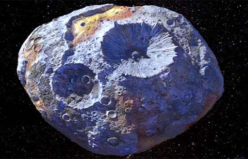 астероид Психея-16 содержит много золота и других металлов