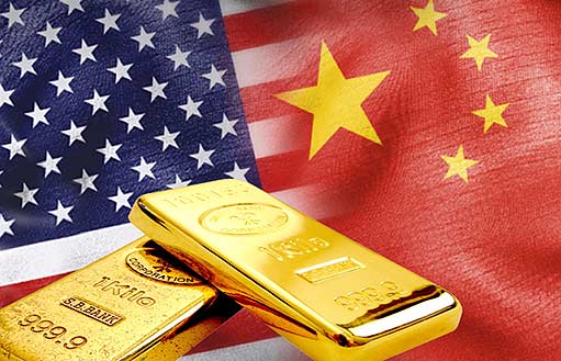 Золото ослабляет торговый оптимизм между США и Китаем