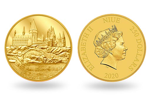 Хогвартсу посвящены 2 золотые монеты Ниуэ