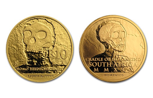 ЮАР выпустил в продажу золотые монеты протантропу