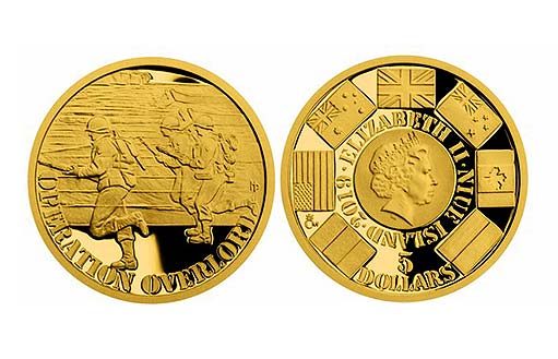 военной операции 1944 года посвящены золотые монеты Ниуэ